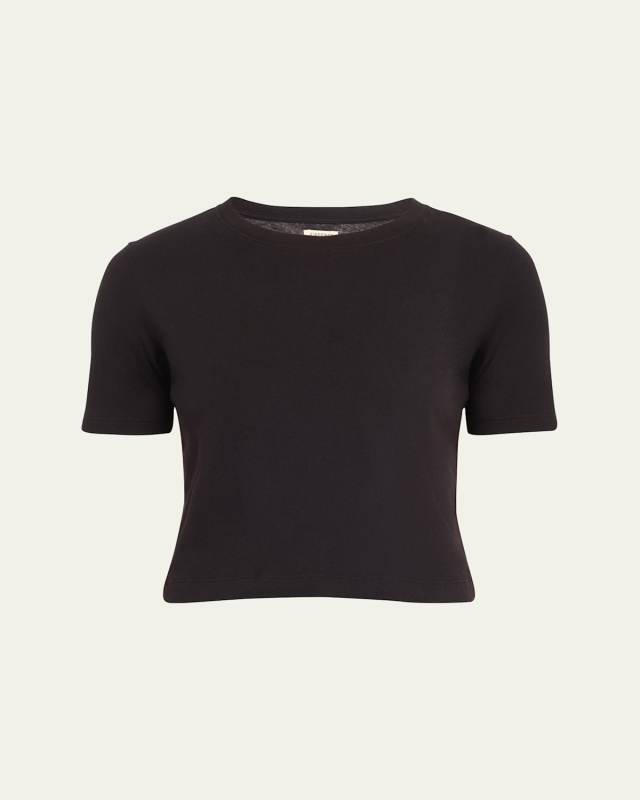 Donna Short-Sleeve Cropped T